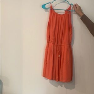 Peach Banana Republic dress